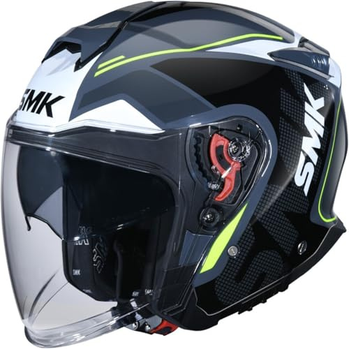 SMK GTJ Tourer Casco Jet, nero/grigio, 2XL (62)