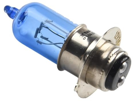 GearDrivex Motorrad scheinwerfer 35W Motorrad Scheinwerfer Halogenlampe 12V Super Helle H6 T19 P15D Lampe Motorrad Ausrüstungen Zubehör(6000K)