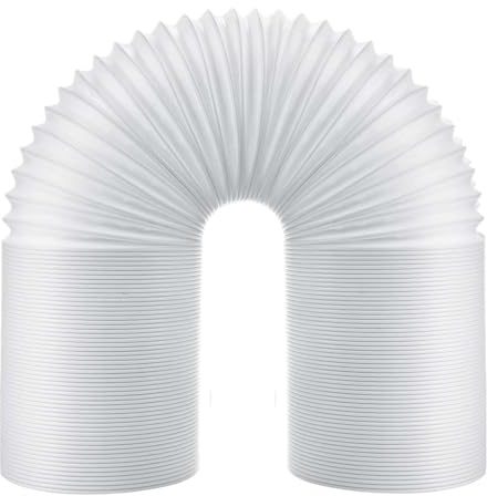 Mini aire acondicionado portátil con tubo de extracción | Tubo de extracción, canal de ventilación para montaje en puertas correderas, para uso en autocaravanas, exteriores, para instalación a través