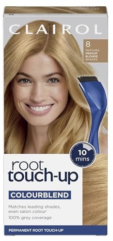 Clairol Root Touch-Up Permanent Hair Dye, 8 Medium Blonde