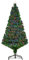 HOMCOM 5FT Pre-Lit Fibre Optic Artificial Christmas Tree Holiday Xmas Décor with Tree Topper Multi-Colour