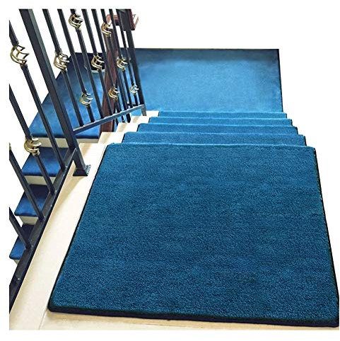 LBL Stufenmatten treppenmatten Treppenmatten 24x65cm 18mm Shaggy Step Carpet Pads rutschfeste Treppenstufen teppiche für treppenstufen (Color : A, Size : 20 Pieces Set)