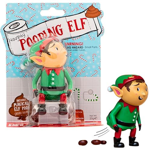 Boxer Gifts Pooping Elf Toy | Funny Stocking Filler for Children Age 5+