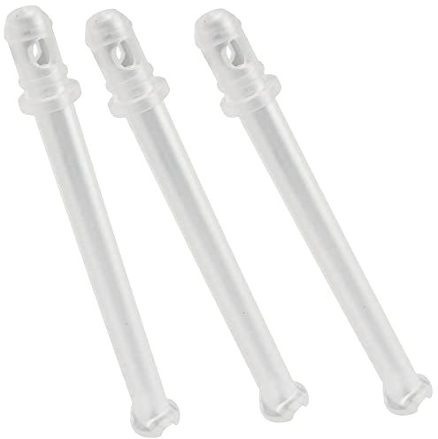 SPARES2GO Milk Aspiration Tube Pipe Compatible with DeLonghi Nespresso Lattissima Coffee Machine EN550 EN520 EN560 (Pack of 3)