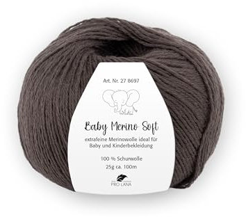 PRO LANA Baby Merino Soft 11 - dunkelbraun