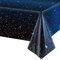 Weltraum Tischdecke Kinder Blau 274x137 cm Weltraum Tischdeko Geburtstag Deko für Weltraum Kindergeburtstag Party Plastik Tischdecke Blau