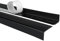 Quest Perfil de borde de escalera autoadhesivo de PVC antideslizante angular 30x27mm RM, negro, 80cm