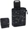 IDOGEAR Molle Dump Pouch Tactical Molle Pouches Foldable Drawstring Mag Pouches for Battle Belt Vest Plate Carrier Backpack Utility Folding Dump Pouch Waist Bag (camo Black)