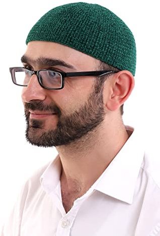 ihvan online Türkische muslimische Wintervernte Kufi -Hüte für Männer, Taqiya, Takke, Peci, islamische Mützen, islamische Geschenke, Standartgröße