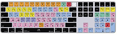 KB Covers Avid Pro Tools Tastaturabdeckung kompatibel mit Magic Keyboard mit Touch-ID und Ziffernblock (ab 2021)