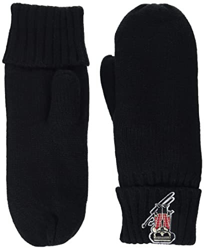 Karl Lagerfeld Paris Damen Soft Basic Everyday Essential Accessories Gloves Handschuhe für kaltes Wetter, True Black, Einheitsgröße