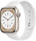 Cinturino per Apple Watch 40mm 44 mm 41 mm 45mm 38mm 42 mm iWatch serie 8 7 6 5 4 3 se 44mm 45 mm Uomo/Donna,Morbida Sport Silicone Cinturini Apple watch Ultra 49mm Band,Bianco
