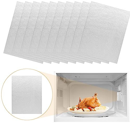 8 Placa Mica Microondas Universal, 15x 12CM Mica de Placas Hojas, Reemplazo de Placas de Mica, Hoja de Mica Cortable de la Guía de Onda, Accesorio De Reparación para Horno Tostador