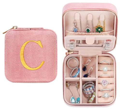 TINGN Mädchen Geschenke - Teenager Geschenke Kindergeburtstag Mitgebsel Schmuckkästchen, Schmuckaufbewahrung für Reise