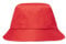 BLUECHOLON Fischerhut, Unisex, 100 % Baumwolle außen, 100 % Polyester innen, verstellbar. Mütze für Herren und Damen, Fischerhut, Bucketmütze, Einheitsgröße., rot, 60 cm