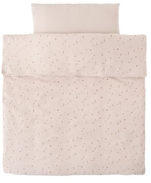 Noukie's - Bettbezug – Bali – Mokka & Snow – Taupe – 100 x 140 cm