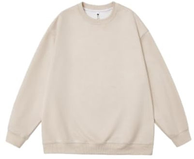 BERCIELY Sweatshirt Herren Einfarbig Komfortabel Kapuzenpullover Herren Elastizität Langärmeliges Sweatshirt Herren Jugend Modern Casual Pullover Hoodie Herren F-Apricot 3XL