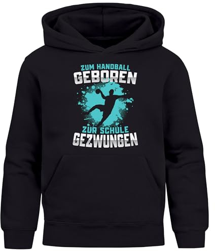 MoonWorks® Kinder Hoodie Jungen Handball Sport Hobby Spruch Coole Jungs Geschenk Handballspieler