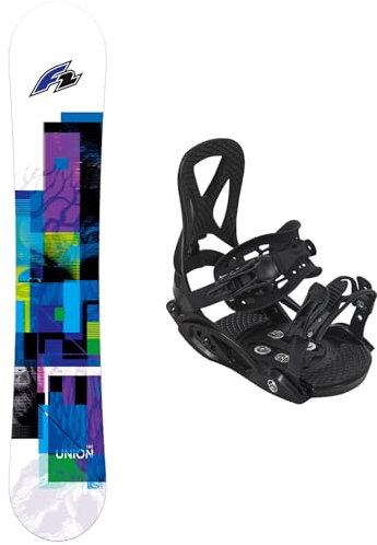 F2 Set Junior Snowboard Union 130cm mit Eco Pure Bindung