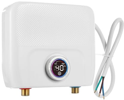 Druckloser Kleinspeicher 6500W, Boiler Warmwasserspeicher mit Led-Anzeige Untertischboiler