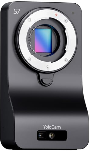 YOLOLIV YoloCam S7, 4K/60fps Live Streaming Camera, ToF AutoFocus, MFT | Interchangeable lenses(Not Included), 4/3 IMX SENSOR, DUAL NATIVE ISO, AI COMPOSER, HDMI & USB Out for PC/Mac