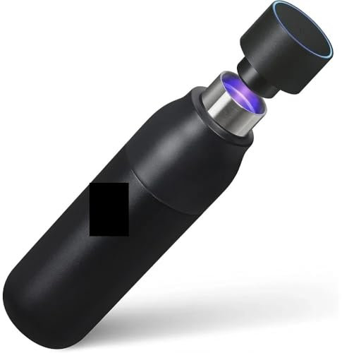 YHNSDJX Bottle 25 oz Self-Cleaning and Insulated Stainless Steel Water Bottle with UV Water Purifier Reusable & Travel Friendly