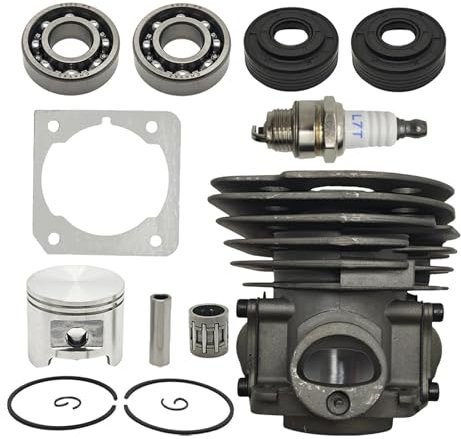 SONGMIky 45mm Cylinder Piston Kit For Husqvarna 353 346XP 350 Chainsaw For 537253002 Oil Seal Bearing 2-Stroke Garden Tool Parts