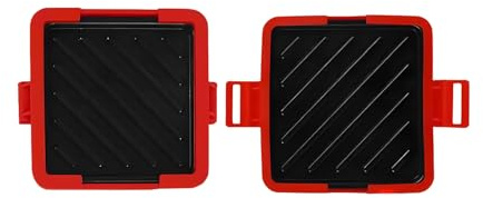 Sandwich-Toaster – Grill für Käse-Toast – Antihaftbeschichtete Brötchenplatten spülmaschinenfest für Frühstück Snacks Grillkäse Zuhause Büro Universität