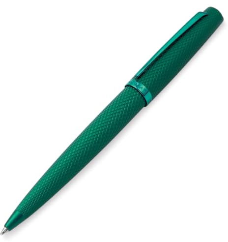 DIPLOMAT Kugelschreiber Viper – Grün Guilloché – Gehäuse aus Aluminium – robust und elegant