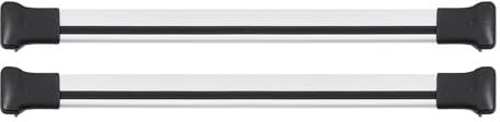 OMAC Dachträger Gepäckträger kompatibel mit Opel Vivaro 2001-2014 Relingträger Alu Silber 2X