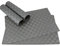 matches21 Tischset Platzset MODERN Platzmatten 4er Set geflochten Kunststoff 45x30 cm Grau/abwaschbar