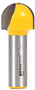 Yonico 19104 7/8-Inch Diameter Core Box Router Bit 1/2-Inch Shank