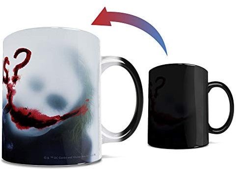 Batman: The Dark Knight Trilogy – Joker Why So Serious – Morphing Mugs Hitzeempfindliche Tasse – Keramik-Tasse mit Farbwechsel