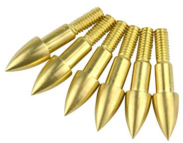 MILAEM 50 Stück Bogenschießen Jagdspitzen 75 Grain Pfeilspitze Einschraub pfeilspitzen Jagdpfeilspitzen Punkt für Recurve und Compoundbogen