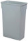 We Can Source It Ltd - Slim Jim Bin 87 Litre Grey, Commercial Professional Kitchen, Wall Hugger, Refuse