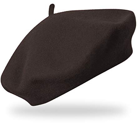 fiebig Baske aus 100% Reiner Wolle | Barett in One Size & Woll Qualität | Wollbaske in vielen Farben