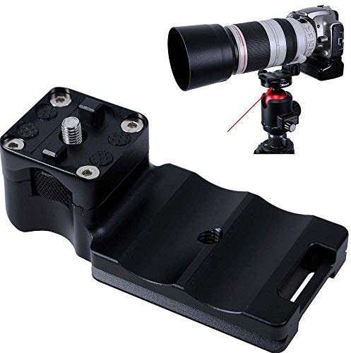 iShoot Support de remplacement pour trépied pour Canon EF 100-400 mm f/4.5-5.6L IS II USM, plaque de dégagement rapide compatible avec les colliers de serrage à tête sphérique Arca-Swiss Fit