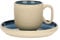 Rose&Tulipani - Tazza Caffè Blu in gres, capacità 90 ml, collezione Arpeggio