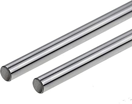 2Pcs 10mm x 250mm Linearwelle Gerade Rundstange 10mm Durchmesser Linearführung Horizontale Präzisionswelle Linearlager für 3D Drucker CNC