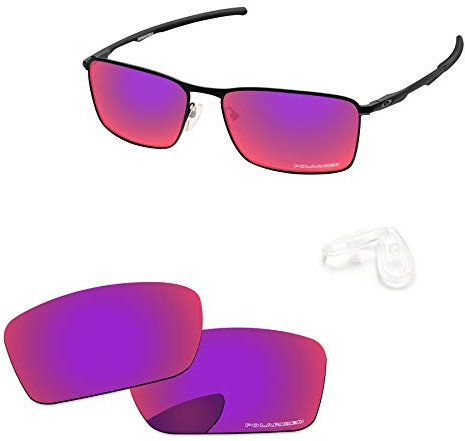 PapaViva Replacement Lenses for Oakley Conductor 6 OO4106 Sunglass Midnight Sun Polarized