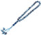 Amosfun Muslim Islamischen Gebetskette 33 Perlen Muslimischen Rosenkranz Tasbih Islamischen Religion Eid Ramadan Geschenk Blau