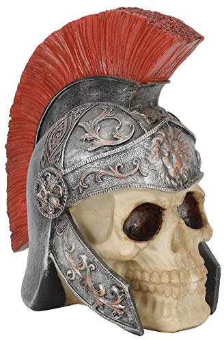 Nikou Schädel Soldat Modellierung Statue Harz Skelett Skulptur Tolles Geschenk für Home Office Ornament