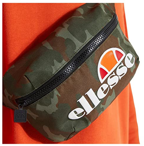 Ellesse Unisex Camo Cross Body Bag Umhängetasche, Khaki (Grün)