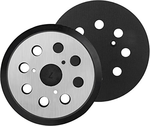 Sander Pads for Dewalt, 5 8-Hole Orbital Sanding Replacement Hook and Loop Pads for DeWalt DW420 DW421 DW422 DW423 DW426 D26451 Random Orbital Sander, 2-Pack