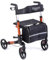 Moretti Rollator Rollator Lauflernhilfe für Senioren aus Aluminium Orange Ozean 2.0 Art. RP545G