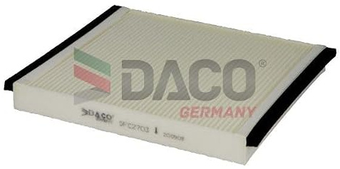 DACO Germany DFC2703 Innenraumfilter Pollenfilter Höhe: 30 Breite: 233 Länge: 264 Kompatibel mit OPEL ZAFIRA B A05 Astra G CC T98 Zafira A T98 Astra G Caravan T98 ASTRA G Cabriolet F67