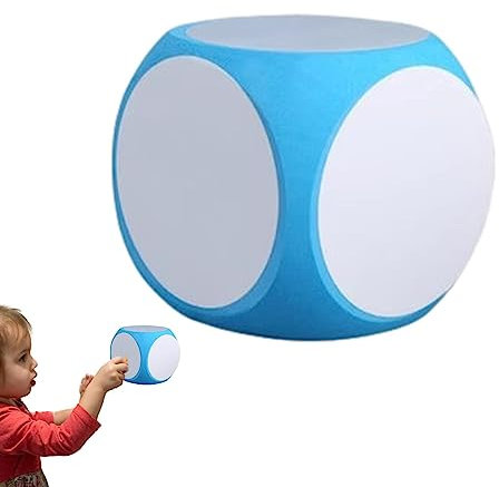 Facynde Leere Würfel zum Beschriften | Yard-Würfel - Aktivitätswürfel, Teamwork-Requisiten, Unterrichtshilfen für Kinder, Spielzeug für Teamwork-Aktivitäten, Outdoor-Aktivitäten, Klassenzimmer