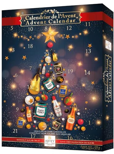 ROSSINI'S Adventskalender Abtey Liköre und Magie 270 Gramm Royal Des Lys