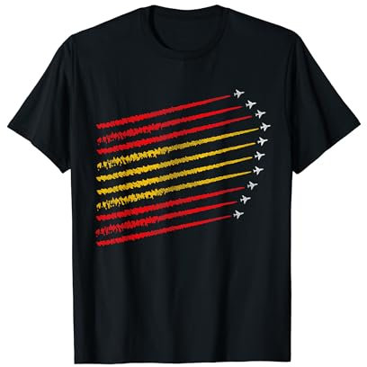 Aviones Acrobáticos Bandera De España Patrulla Águila Camiseta