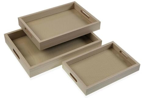 Versa 3-teiliges Set aus MDF-Platten 30 x 5,5 x 40 cm